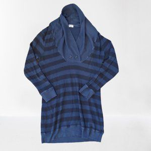 Splendid Royal Blue & Black Striped Sweater